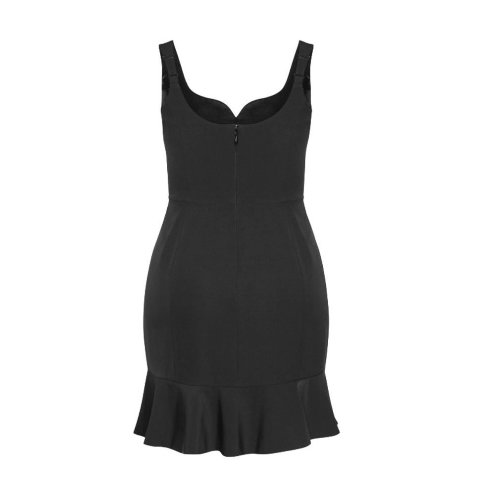 NWT City Chic Dress Mini Cherish Black XXL = 24 = 3X - Picture 4 of 4